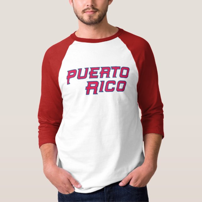 T-Shirt Puerto Rico baseball (Front)