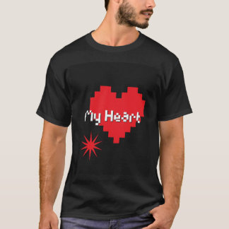T shirt Red heart 