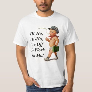 T-shirt Retro Vintage Hi-Ho Retirement Gift Tee