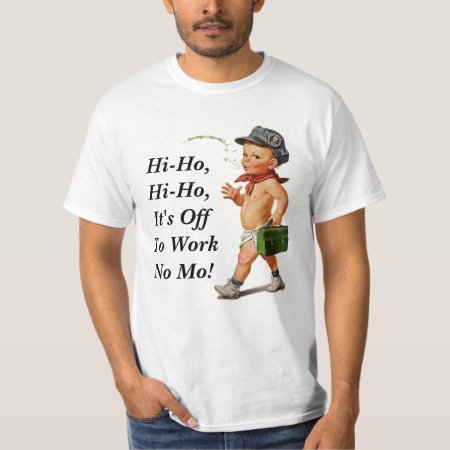 T-shirt Retro Vintage Hi-ho Retirement Gift Tee