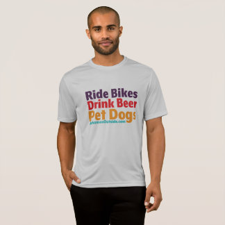 T-Shirt - Ride Bikes-Drink Beer-Pet Dogs