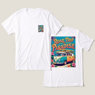 t-shirt road trip to paradise Tri-Blend shirt