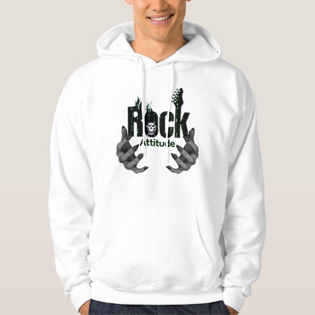 T-Shirt Rock attitude  Hoodie (Front)
