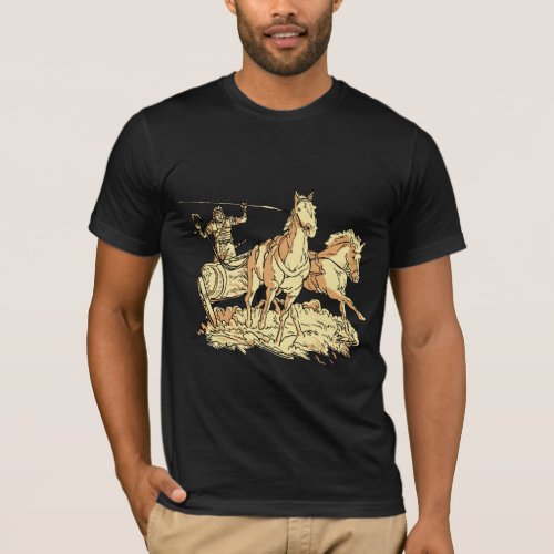 T shirt roman chariot  gladiator t shirt  