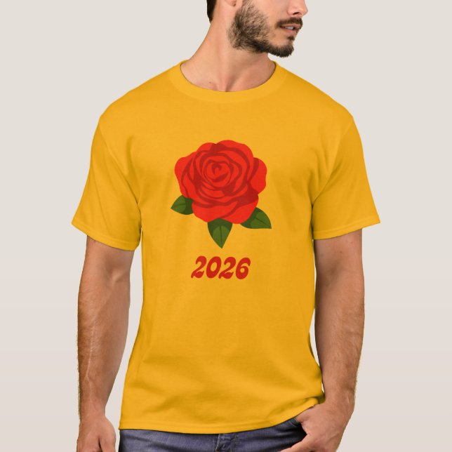t-shirt rose (Front)