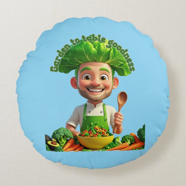 T-Shirt Round Pillow (Front)