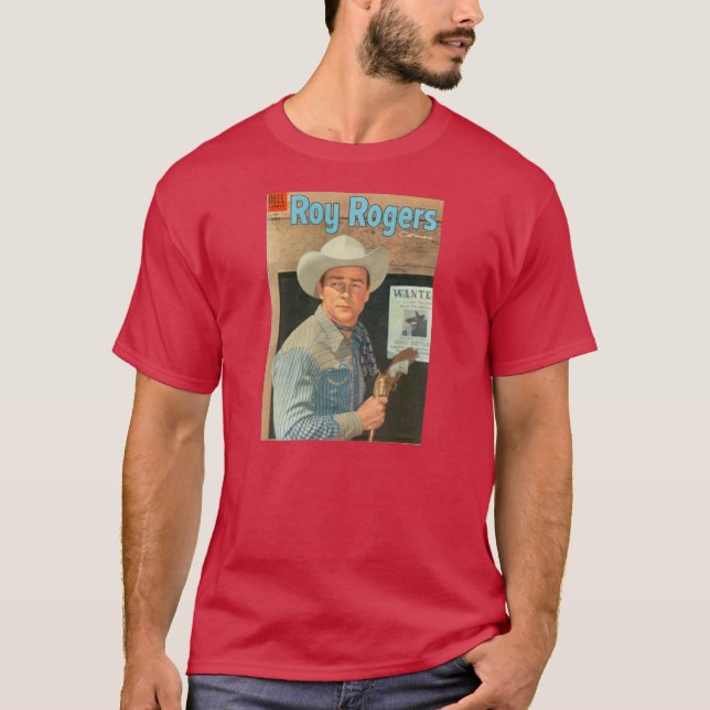 T-Shirt Roy Rogers Cowboy "Wanted" 1955 (Front)