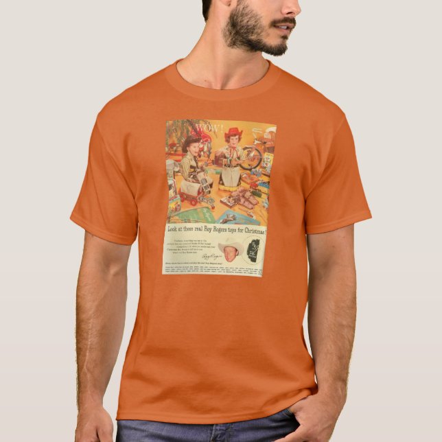 T-Shirt Roy Rogers Toys Advertisement 1958 (Front)