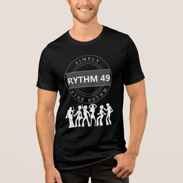   T-Shirt RYTHM 49  Tri-Blend Shirt (Front)