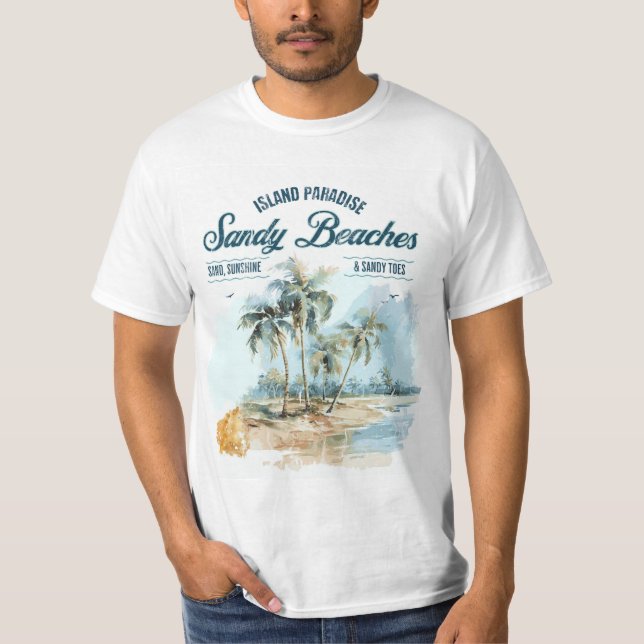 T-Shirt Sandy Beaches (Front)