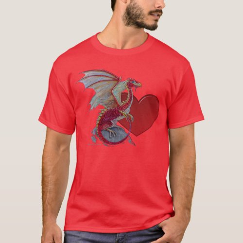 T_shirt _ Scarlet Dragon Heart