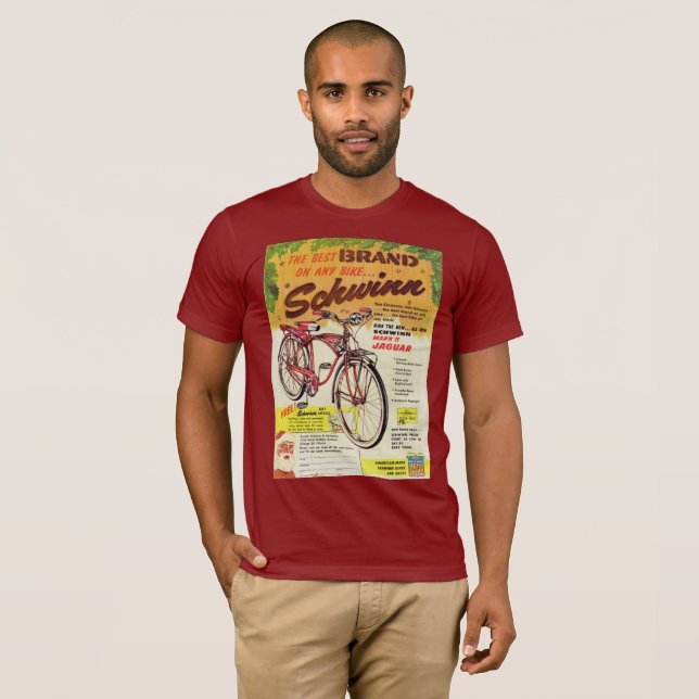 T-Shirt - Schwinn Bicycle Ad - Mark II Jaguar (Front Full)