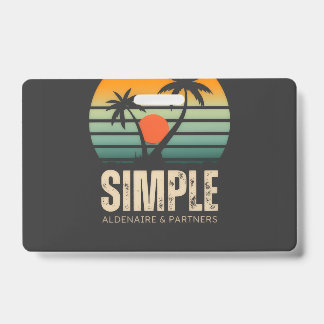 T-shirt Simple Sunset - Tropical vibes design Badge