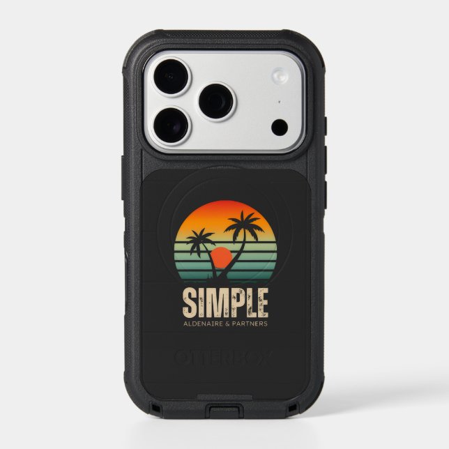T-shirt Simple Sunset - Tropical vibes design Otterbox iPhone Case (Back)