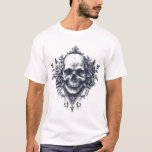 T-shirt skull ornament