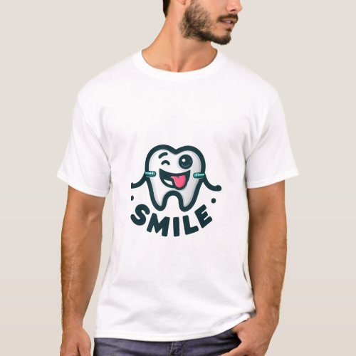 T_shirt Smiling tooth