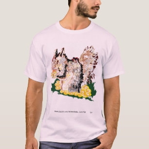 T-Shirt Squirrel Eating Nuts