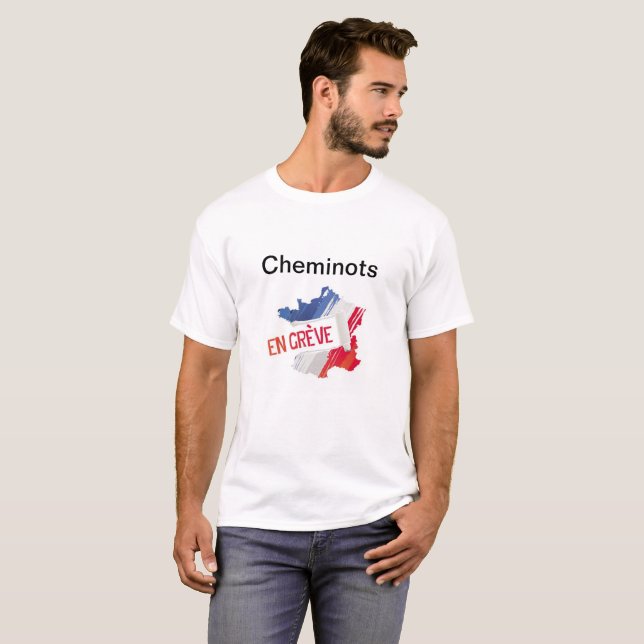 T-Shirt Strike SNCF (Front Full)