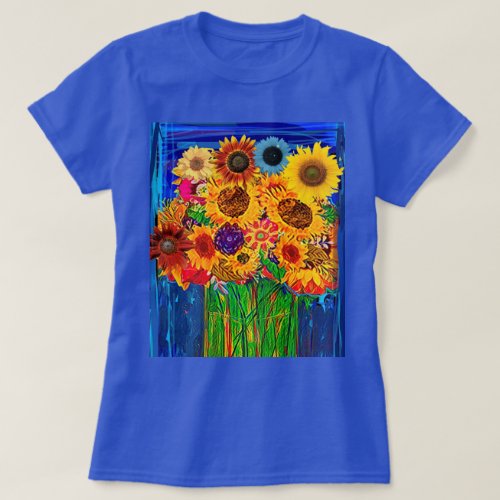 T shirt  Sunflowers
