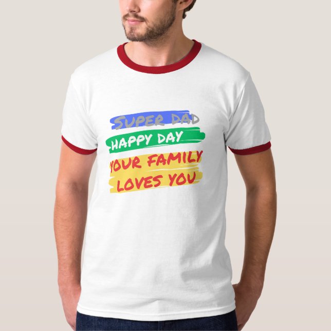 t-shirt  SUPER DAD (Front)