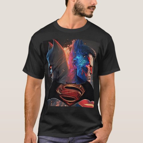 Superman Vs Batman T-shirt Design