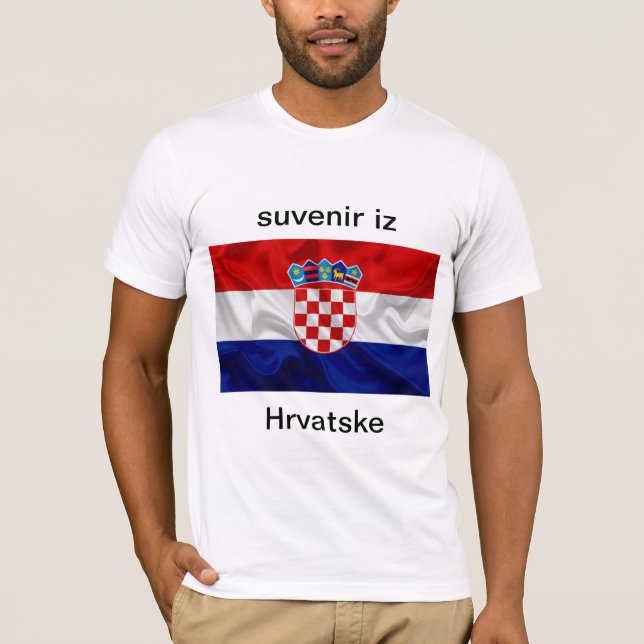 T-shirt suvenir iz Hrvatske (Front)