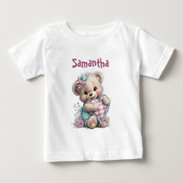 T-Shirt Teddy Bear Baby Shower  (Front)