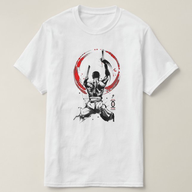 T - shirt test taiko drummer white (Design Front)