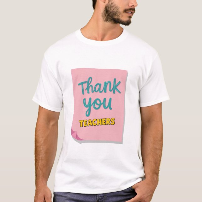 T-shirt thank you teacher  (Front)