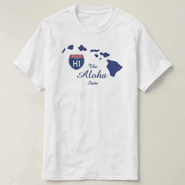 T-shirt - The Aloha State (Design Front)