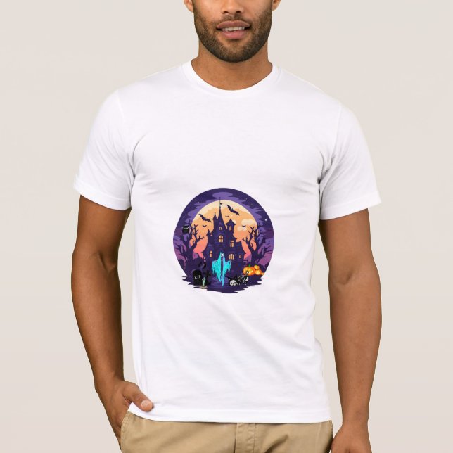 T shirt The haunted house (Front)