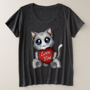 T-shirt The kitten loves you