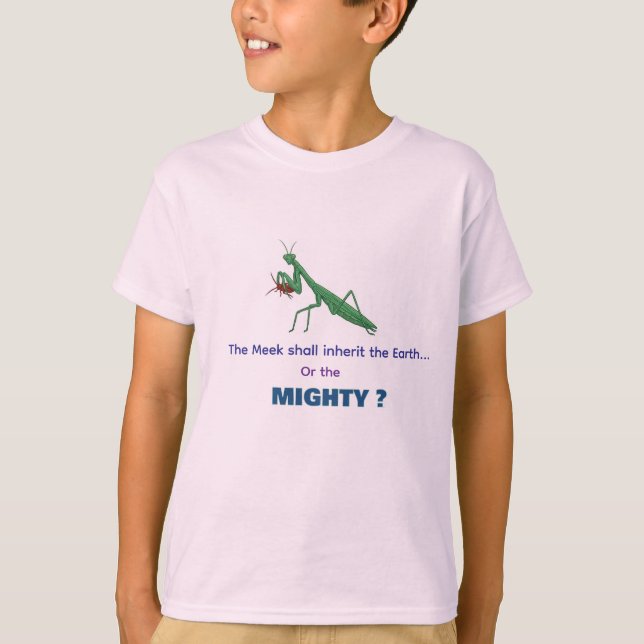T-Shirt - The Meek or the Mighty? (Front)