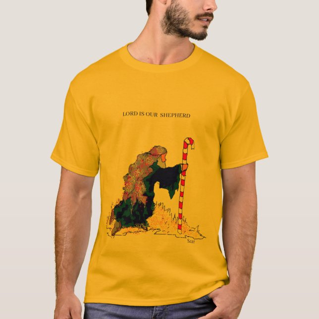 T-Shirt : The Shepherd  meaninig of the Cross (Front)