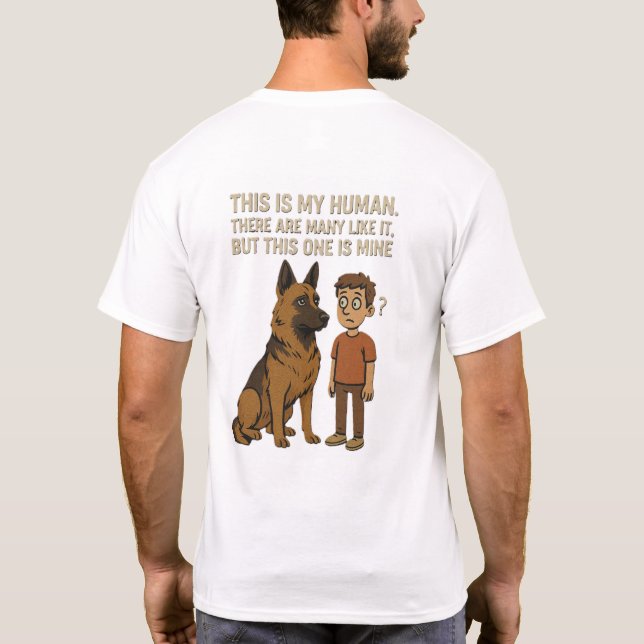 T-Shirt This is my human  (Back)