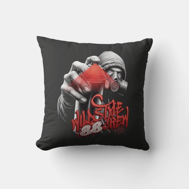 T-Shirt Throw Pillow (Front)