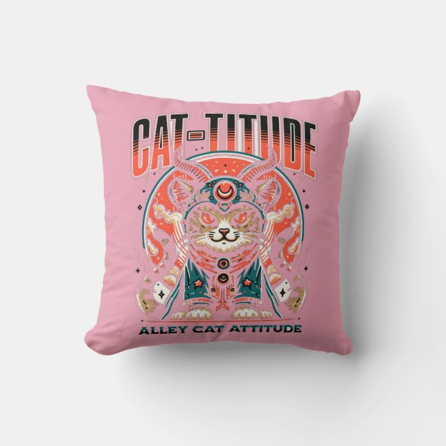 T-Shirt Throw Pillow (Front)