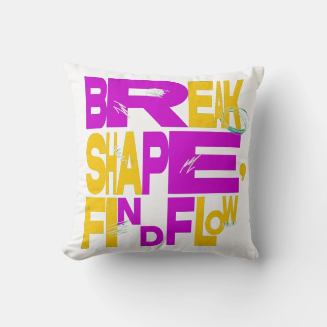 T-Shirt Throw Pillow (Front)