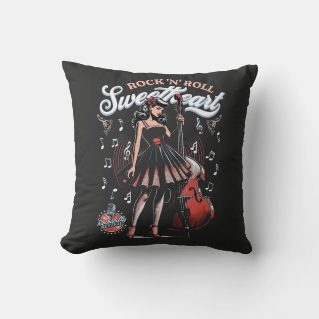 T-Shirt Throw Pillow (Front)