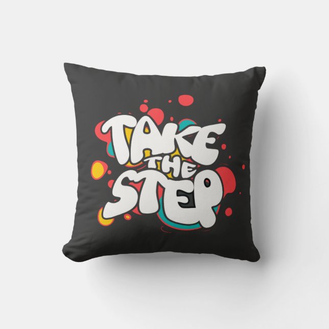 T-Shirt Throw Pillow (Front)