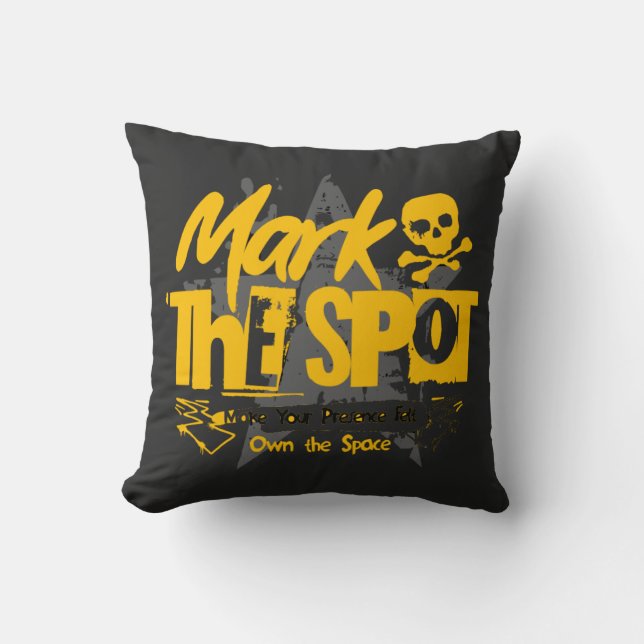 T-Shirt Throw Pillow (Front)