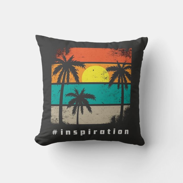 T-Shirt Throw Pillow (Front)