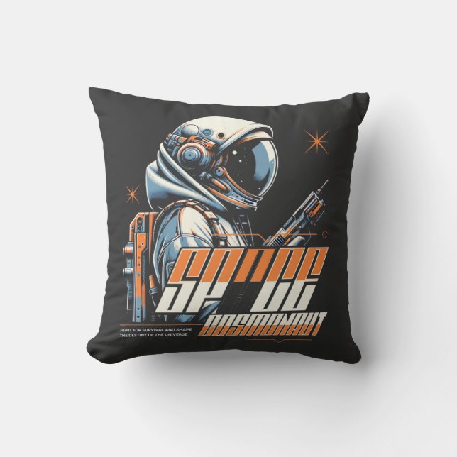 T-Shirt Throw Pillow (Front)