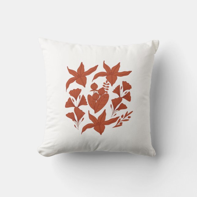 T-Shirt Throw Pillow (Front)