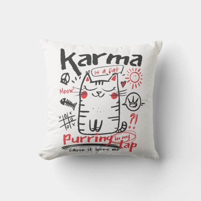 T-Shirt Throw Pillow (Front)