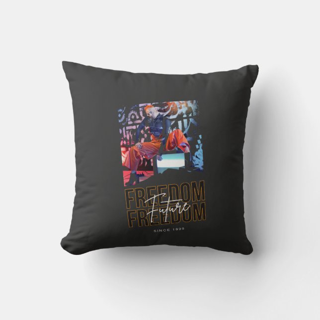 T-Shirt Throw Pillow (Front)