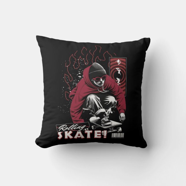T-Shirt Throw Pillow (Front)