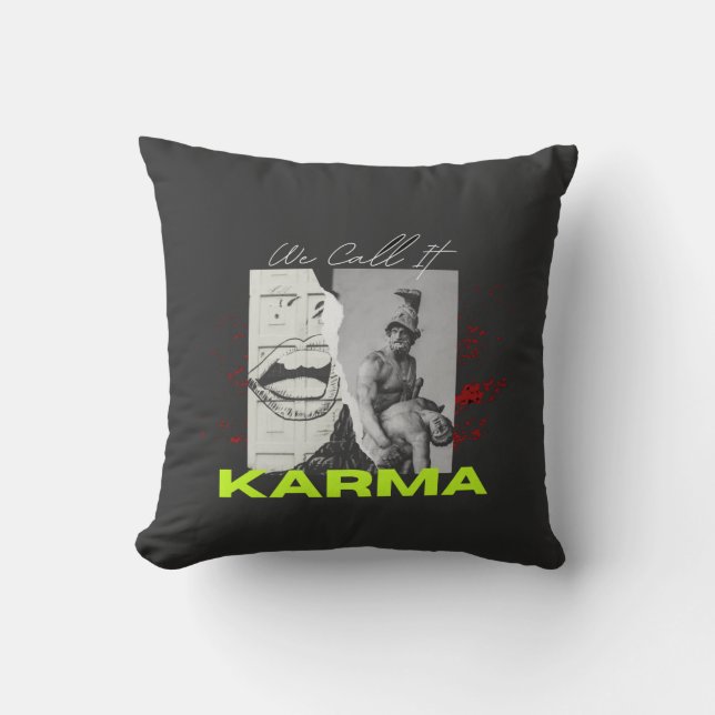 T-Shirt Throw Pillow (Front)
