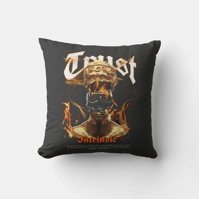 T-Shirt Throw Pillow (Front)