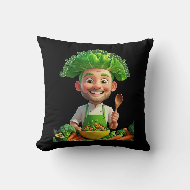 T-Shirt Throw Pillow (Front)